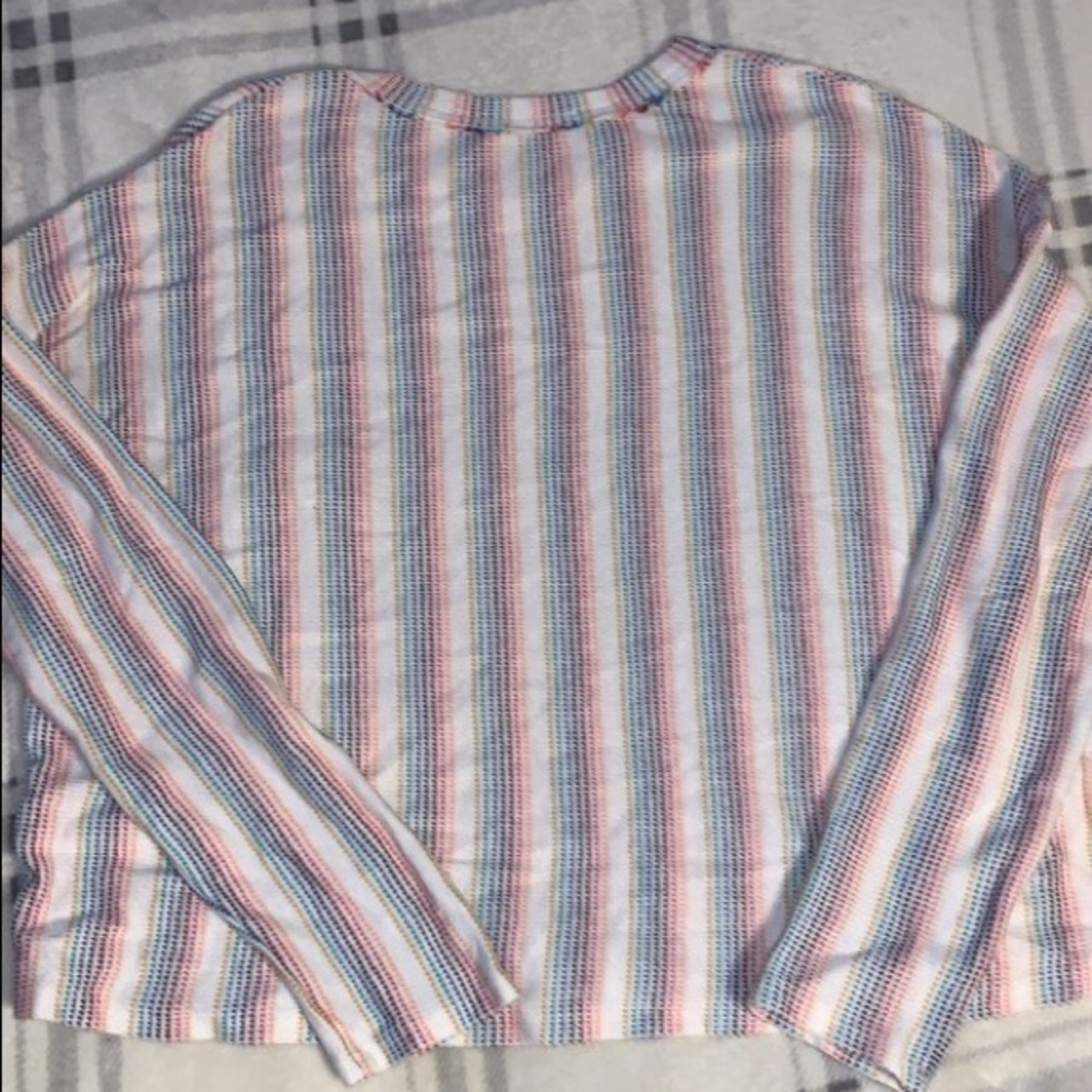 Peach Love Long Sleeve Multicolor Top
